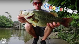 How To Find Local Fishing Spots Using Google Maps [upl. by Ahsiugal]