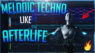 How To Melodic Techno In FL Studio Afterlife Style [upl. by Oramlub133]