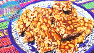 How To Make Mexican PEANUT PALANQUETAS ★ Mexican Peanut Brittle MexMundoKitchen [upl. by Lemaj]