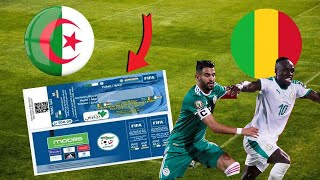 achat des tickets pour le match Algérie – Sénégal [upl. by Selry]