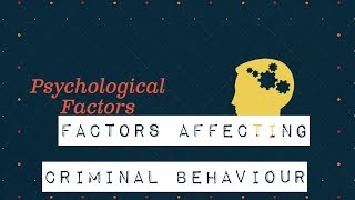 Factors affecting criminal behaviour [upl. by Guibert968]