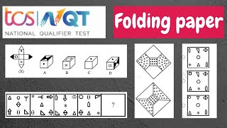 TCS NQT Paper Folding Question  TCS NQT Reasoning Sample Paper 2021 [upl. by Bear]