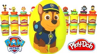 Ovo Surpresa Gigante do Chase da Patrulha Canina em Português Brasil de Massinha PlayDoh [upl. by Lissi]