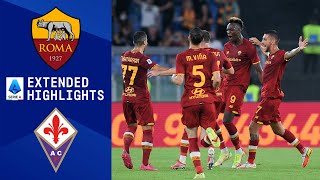 Roma vs Fiorentina Extended Highlights  Serie A  CBS Sports Golazo [upl. by Nylhtak780]