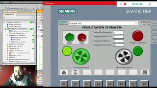 Temporizadores amp Contadores con HMI en TIA Portal V15 [upl. by Yrod940]