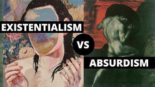 Existentialism vs Absurdism  Explanations and Differences [upl. by Egroeg962]