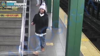 NYPD Man Tried To Pull Down Womans Pants On Manhattan Subway Platform [upl. by Mehs]