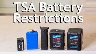 TSA Battery Restrictions  Flying with Lithium Ion [upl. by Assilak]