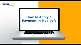 How to Apply a Payment in Medisoft  Medisoft Training [upl. by Cida]