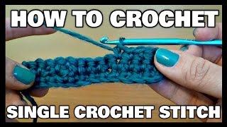 How to Crochet For Beginners  Single Crochet Stitch  Kristins Crochet Tutorials [upl. by Ayidan]