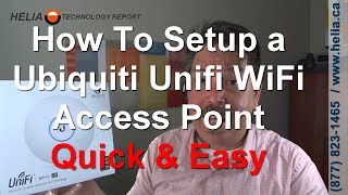 How To Setup and Configure UBNT Ubiquiti Unifi Wifi Access Points [upl. by Omora272]