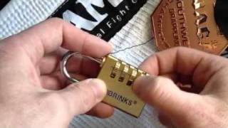 Combination lock brinks [upl. by Nadeau]