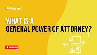 What is a General Power of Attorney [upl. by Woodruff]