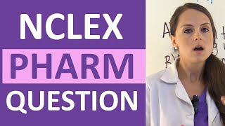 NCLEX Pharmacology Review Question on Medication Beta Blockers  Weekly NCLEX Series [upl. by Legnaleugim881]