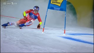 Marco Odermatt Schladming Sieg RTL 2024 ORF [upl. by Sashenka]