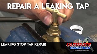 Leaking stop tap repair [upl. by Ahsratal29]