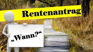 Rentenantrag stellen  Bis wann [upl. by Eyatnod]