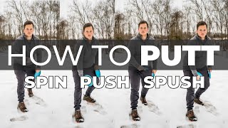 How to Putt in Disc Golf [upl. by Nomelc]