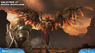 God of War  All Valkyrie Locations Guide Chooser of the Slain Trophy Walkthrough [upl. by Aihsila]