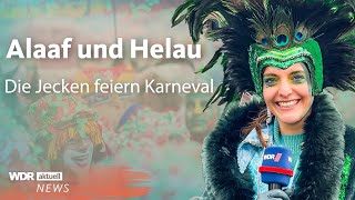 Weiberfastnacht 2024 Karneval im Rheinland beginnt  WDR aktuell [upl. by Ahtivak]