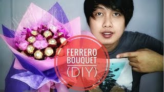 Ferrero Rocher Bouquet DIY How to make Chocolate Bouquet  Ferrero Rocher Bouquet [upl. by Chui]