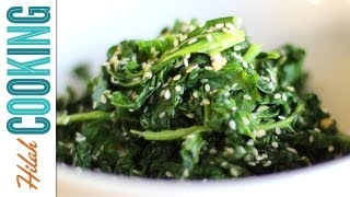 How to Cook Kale  Garlic Kale Recipe  Hilah Cooking [upl. by Aliakim]