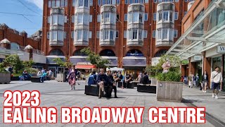 EALING BROADWAY CENTRE 2023 Walking Through [upl. by Annahsar]