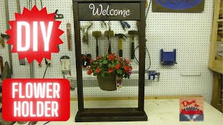 Make a Hanging Flower Holder  DIY project [upl. by Ettennil]