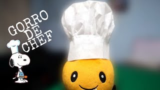 COMO HACER UN GORRO DE CHEF [upl. by Odelia392]