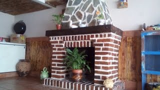 Como hacer una Chimenea  How to make a fireplace [upl. by Kemppe]