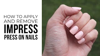 How to Apply Impress Nails  Press on Nails that Last 2 Weeks [upl. by Nyrac]