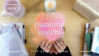 2025 Planning System  Planner amp Journal Lineup  Goal Planning [upl. by Nella165]