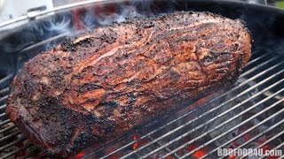 Roast Beef Recipe  Works on the BBQ or in the oven  BBQFOOD4U [upl. by Nauqad701]