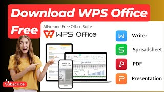 How to Download and Install WPS Office Free  Word Excel PowerPoint Setup [upl. by Veats365]