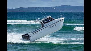 Noosa Cat 2400 with DF175AP Suzuki outboards [upl. by Luella]