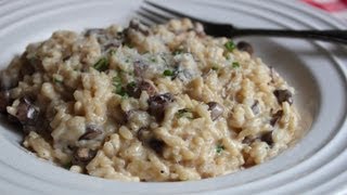 Baked Mushroom Risotto  quotCheaterquot Oven Risotto Method  Perfect Everytime [upl. by Bekha]