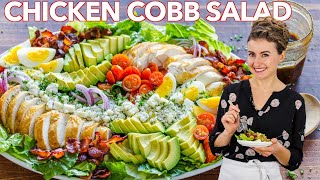 Best Cobb Salad Recipe  How to Make Cobb Salad [upl. by Seleta821]