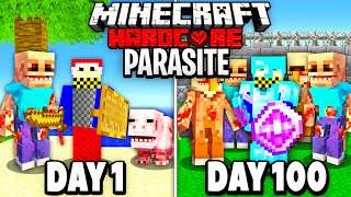 100 Days  Minecraft Parasite Apocalypse FULL MOVIE [upl. by Cottle]