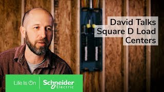 David The Contractor Talks About Square D Load Centers with QwikGrip Wire Management System [upl. by Cirre]