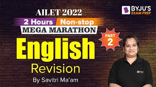 English Marathon for AILET  AILET 2022 English Revision  Part 2  BYJU’S Exam Prep [upl. by Papagena]