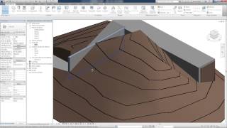 Revit Topografía y muro de contención [upl. by Kiyohara864]