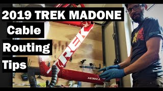 2019 Trek Madone cable routing tips [upl. by Adorne]