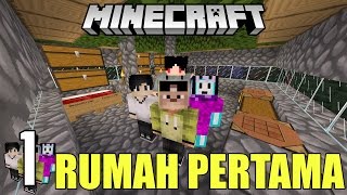 BASECAMP PERTAMA ft 4Brothers  Minecraft Adventure Indonesia 1 [upl. by Kolk826]