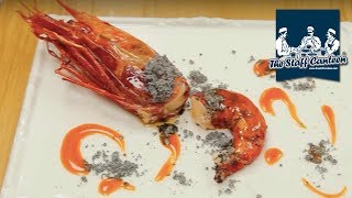 2 Michelin star chef José Avillez creates red shrimps and Portuguese style “Pot au feu” recipe [upl. by Ramin139]