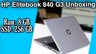 HP Elitebook 840 G3 Leptop unboxing And first impression [upl. by Irmo]