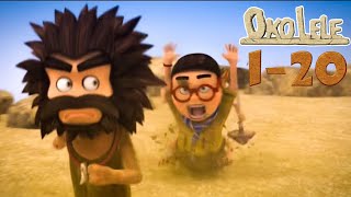 Oko Lele 💚 Season 1 — ALL Episodes  CGI animated short [upl. by Merril]