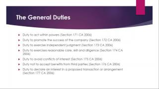 Directors and their Duties An Overview [upl. by Ahsele]