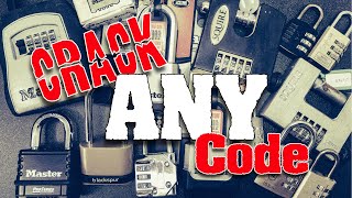 Crack Combination Lock Codes No Code No Problem [upl. by Parik]