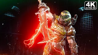 DOOM ETERNAL Crucible Sword Gameplay 4K 60FPS PC ULTRA [upl. by Drais]