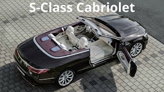 Mercedes SClass Cabriolet  Interior and Exterior [upl. by Meredeth]